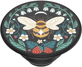PopSockets Adhesive Phone Grip, Holder- Bee Boho