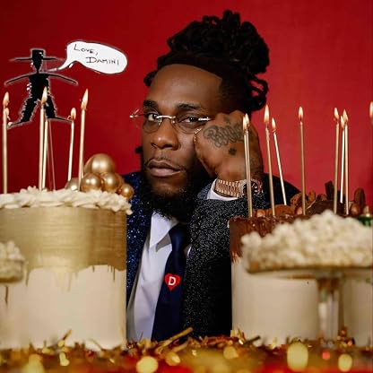 Love, Damini (Vinil Colorido, Edição Especial) por Burna Boy, capa do álbum