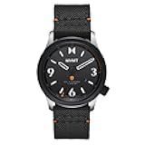 Field II Solar Men's Solar Rechargeable Watch, Nylon Strap Water Resistant up to 10ATM/100 Meters - Everyday Wear for Him - 41mm