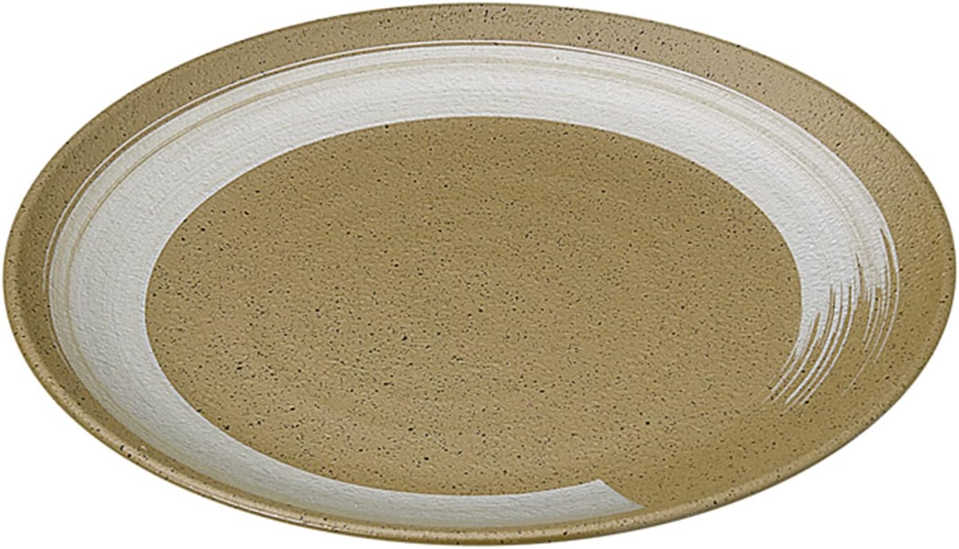 80521260 Shinto Dragon Plate, White 1 Brush