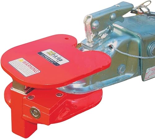 Hardware Lock BRHL - Cerradura de enganche de rótula y anillo de acero - Durable y seguro para remolque - Accesorios para remolque - Acabado