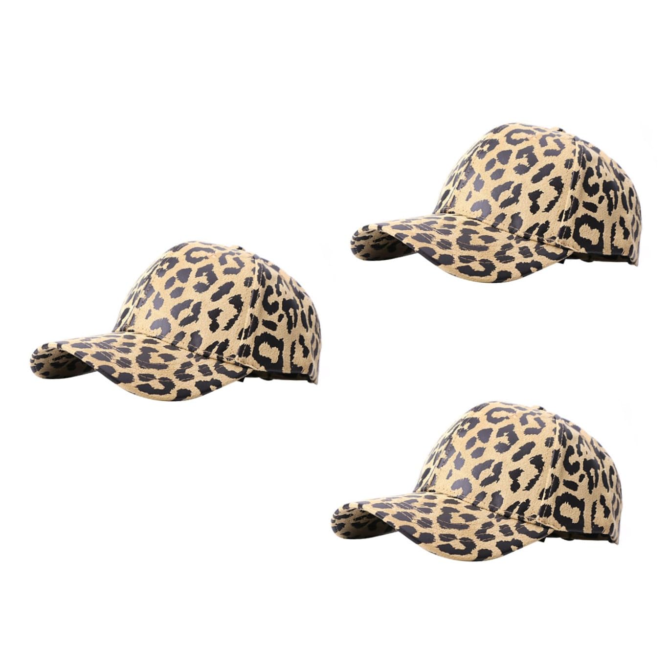 3piezas Sombrero De Béisbol Unisex De Algodón Estampado De Protección Solar Ligera para Playa Senderismo y Actividades Gorro De Verano