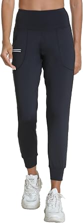 Womens Workout Joggers with Pockets-Quick Dry Athletic Lounge Pants for Hiking Yoga and Running
