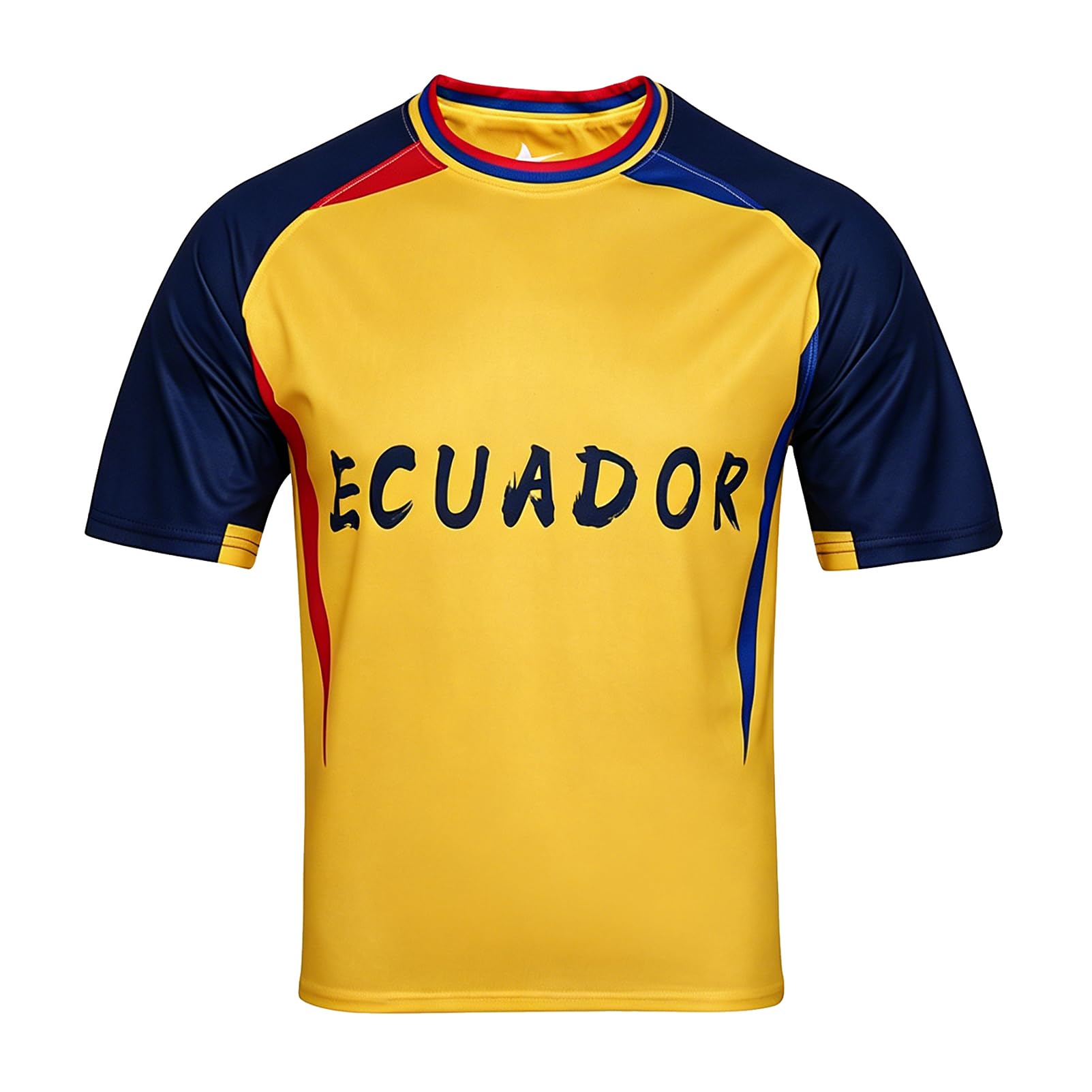 2026 Football Cup T Shirts Soccer Fans 48 National Teams Sport Casual National Flag Printing Cheer On Jersey Mens Womens Training Stretch Breathable Quick Dry Tee Shirt Ecuador M