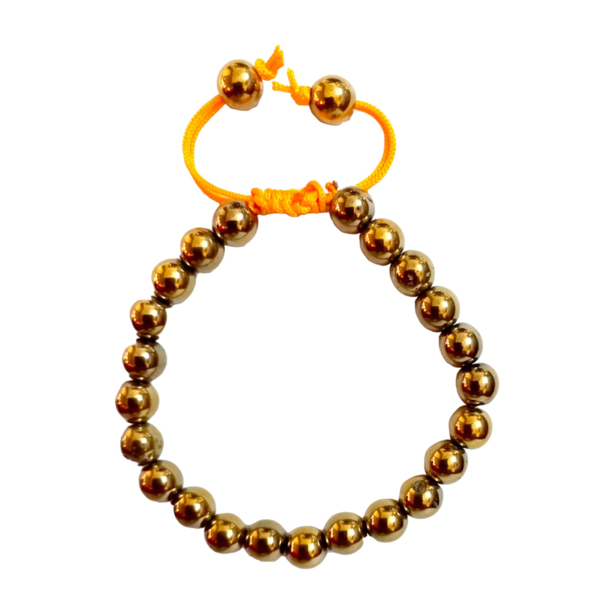 Divine Spirituals Premium Golden Pyrite Bracelet 8mm Adjustable Thread Unisex Bracelet Money Magnet For Prosperity, Abundance & Manifestation (B0CWGNHRYS) Amazon Price History, Amazon Price Tracker