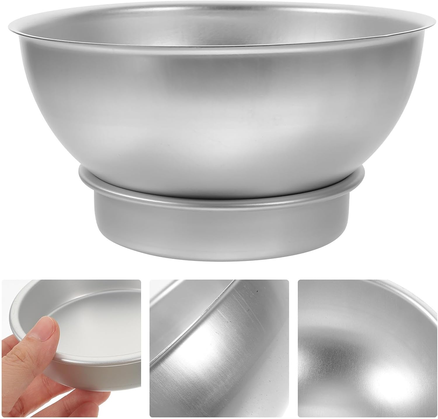 2 Sets Inch Semicircle Cake Mold Set, Aluminium Alloy Hemisphere Pan