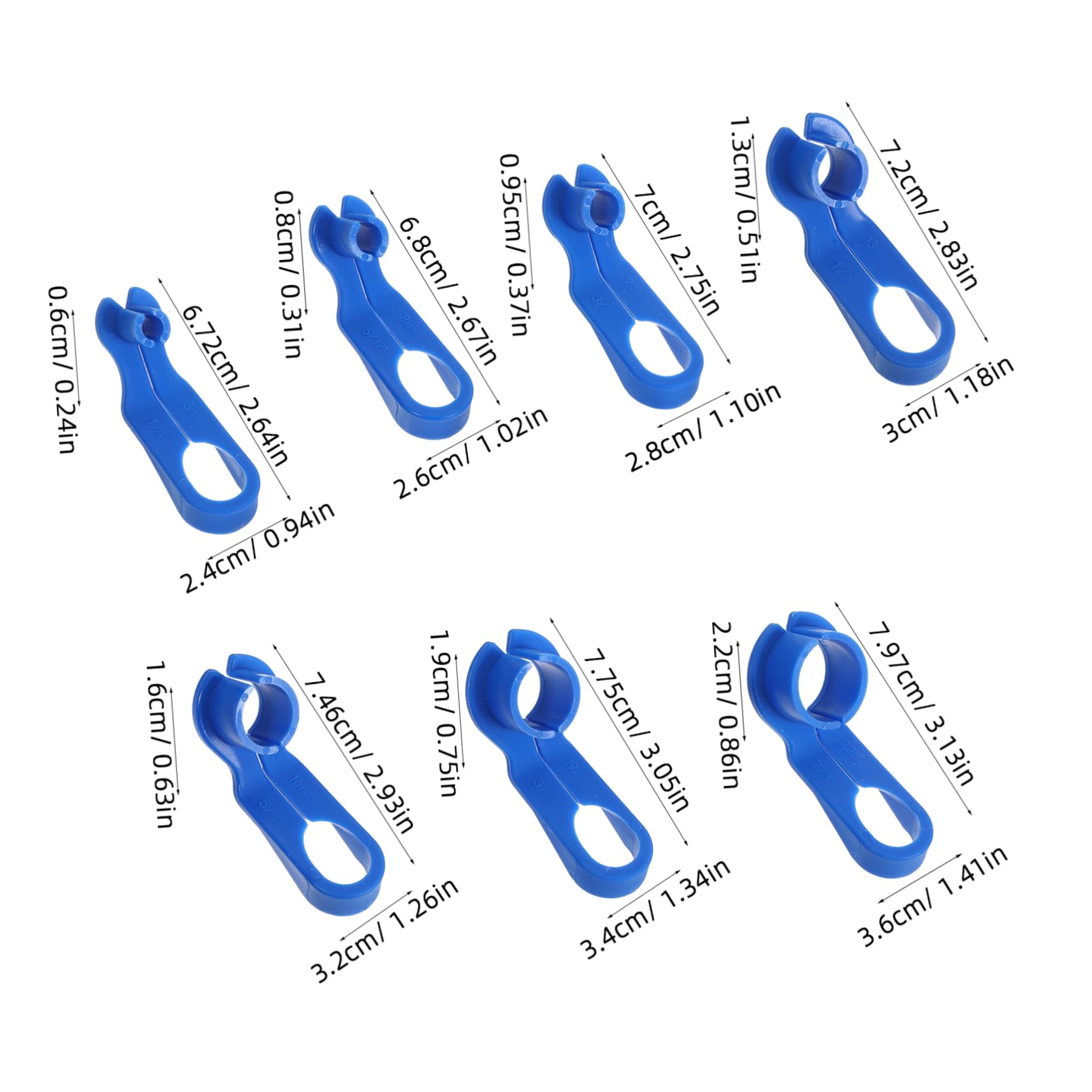 HAPINARY Disconnect Tool 7pcs Kit Quick Connect Pliers Clamp for Transmission Line