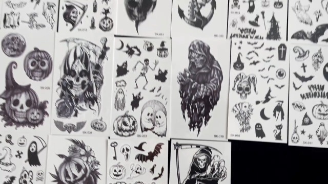 Amazon.com : 52 Sheets Halloween Temporary Tattoos For Kids Boys