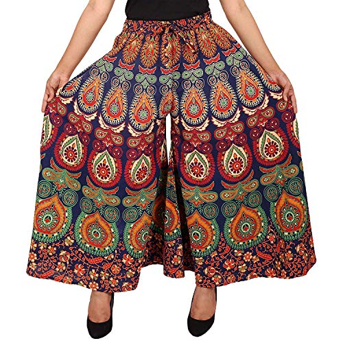 Image of Women's Cotton Printed Palazzo (Free Size)