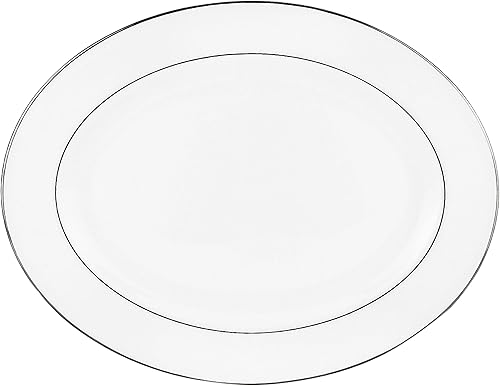 Miniatura 2 de Lenox Platillo Continental Comedor Platino, Blanco