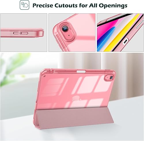 Vista 54 de ProCase Funda para iPad (A16) de 11ª generación de 11 pulgadas 2025/10ª generación de 10.9 pulgadas 2022 con soporte para lápices, funda híbrida Azul