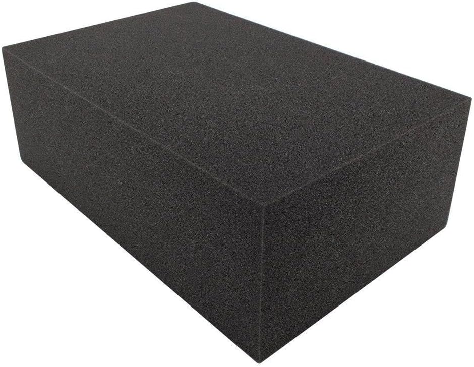 Solid Foam Block Insert L420xW280xD150mm for EN-AC-FY-A030 Flight Case, Low Density, Spring-back Protection