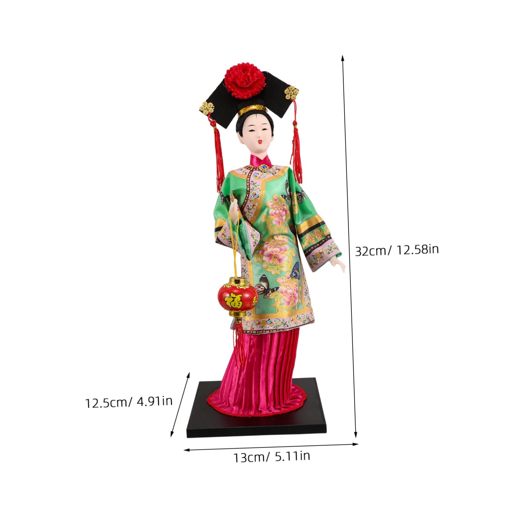 Figurina Da Collezione Tradizionale Cinese Elegante Bambola Artigianale Con Storici Decorazione Per Appassionati Di Cultura Oggetto Di Design Per e Festività Cinesi