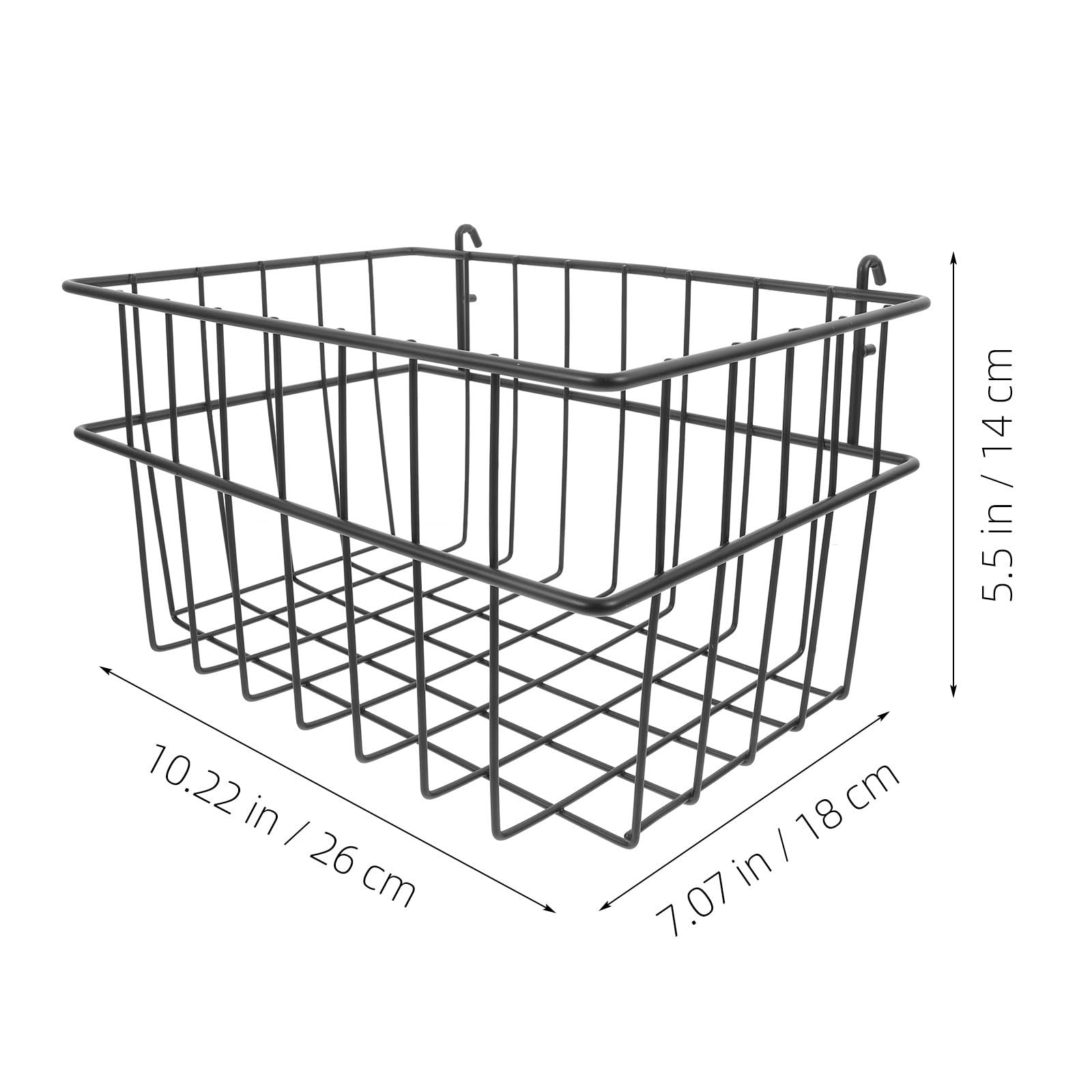 TOPBATHY 3 Piezas Organizador sin Perforar para Tablero Perforado Negro de