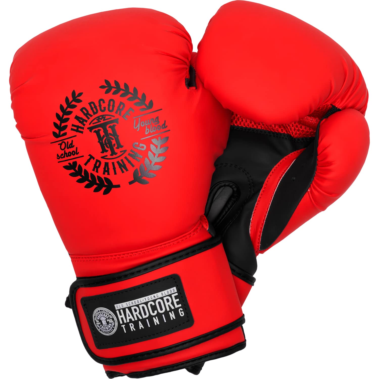 Gants de boxe Kickboxing Hardcore Training Rouge matériel de protection Sparring et Combat - 5