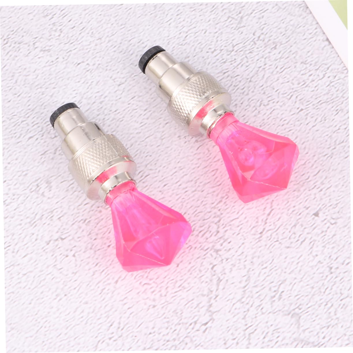 Abaodam Cycling Lights for Road Bike 7pcs Valve Stem Caps Light Bulbs Fluorescent Cores