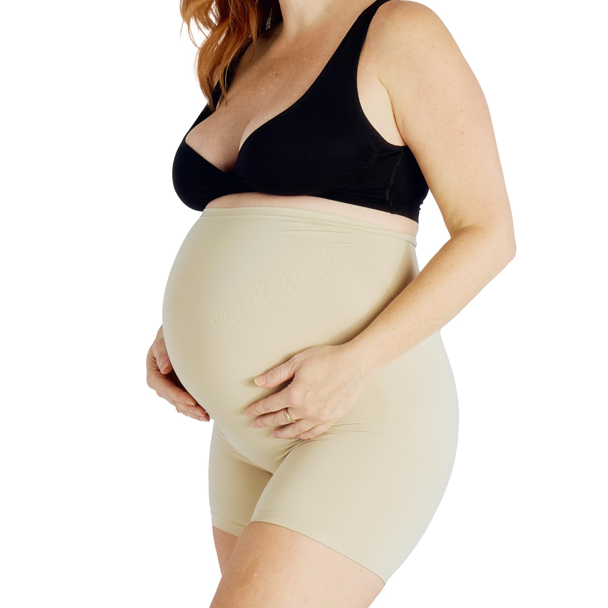 Belly Bandit Thigh Disguise Maternity Support Shorts - Smoothing Anti-Chafing Maternity Shapewear Shorts