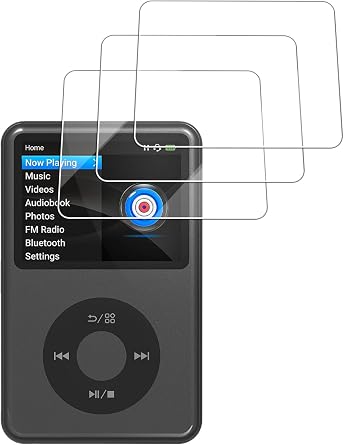 for Innioasis Y1 MP3 Player Screen Protector HD Clear Impact Resistance Film, 3-Pack Not Tempered Glass