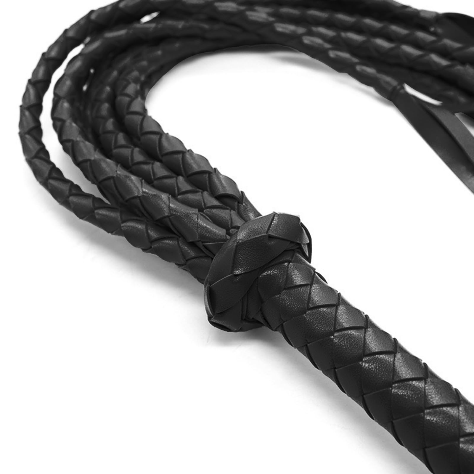 Frusta Per Cavalli AMIJOUX 33.5 Pollici In Ecopelle Nera - Per Allenamento E Equitazione - Foto 11