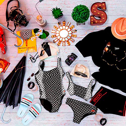 Speedo Maillot Vintage, P, preto/roxo (Grafite Lirio)