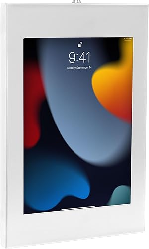 Mount-It! Soporte de pared antirrobo para tableta compatible con iPad 10, 9, 8, iPad Pro 11, 10.5, iPad Air 10.5, quiosco de bloqueo para iPad,