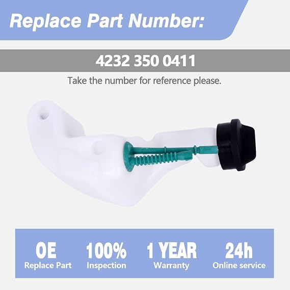 CULMKARI Gas Fuel Tank Assembly for STIHL Trimmer FS38 FS45 FS46 FS55 KM55 Replaces 4232 350 0411