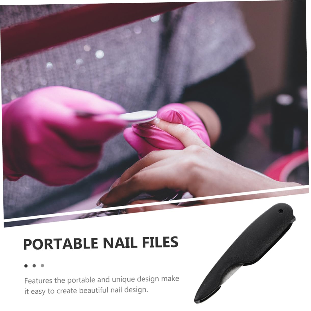 FRCOLOR 5 Set Di Lime Per Unghie Pieghevoli in Metallo Doppio Lato Per Unghie Delle E Dei Piedi Set Di Lime Per Unghie Lime Per Manicure Design Portatile 8 Pezzi * 5