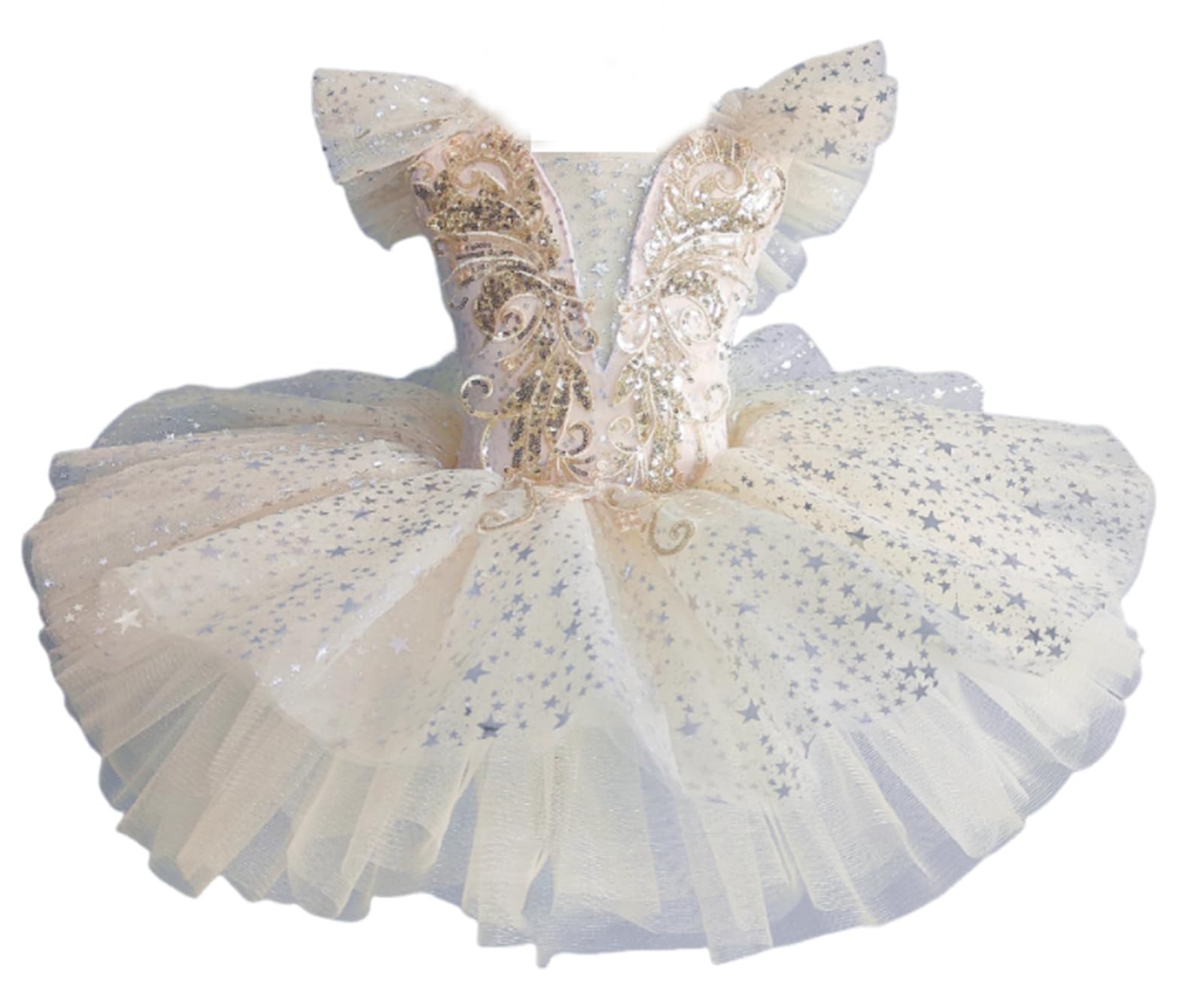 Costumes de danse jazz et tutu de ballet pour vêtements d'entraînement de fillettes