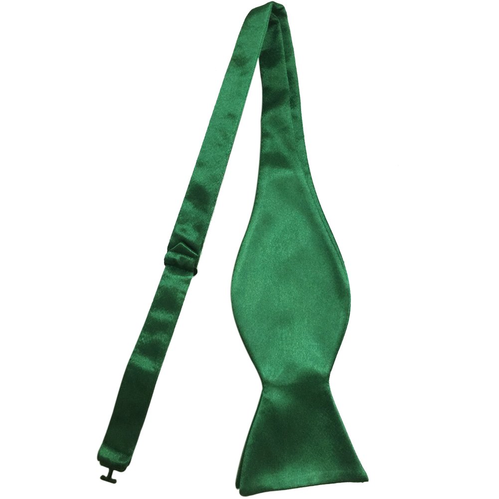 AINOW Classical Bowties Woven Microfiber Self Tie Bow Tie