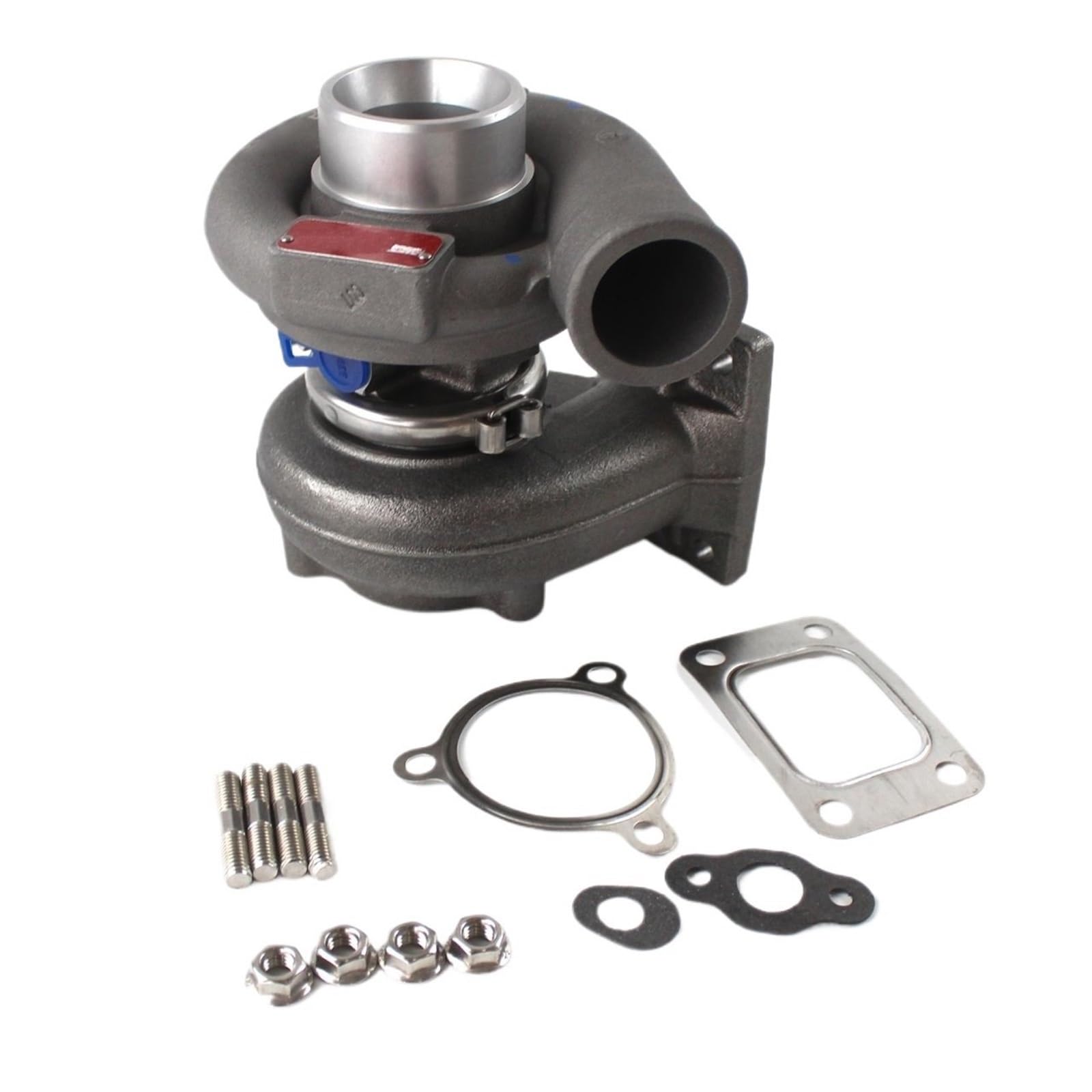 Nhabxgds One Color Cooled Intercooler Intercooler Piping Kit Fit For Kubota 4D31t Engine S4s Fit For Perkins Mhi Oil Cooled Turbocharger Me080442 2354964 2344894 10R7602