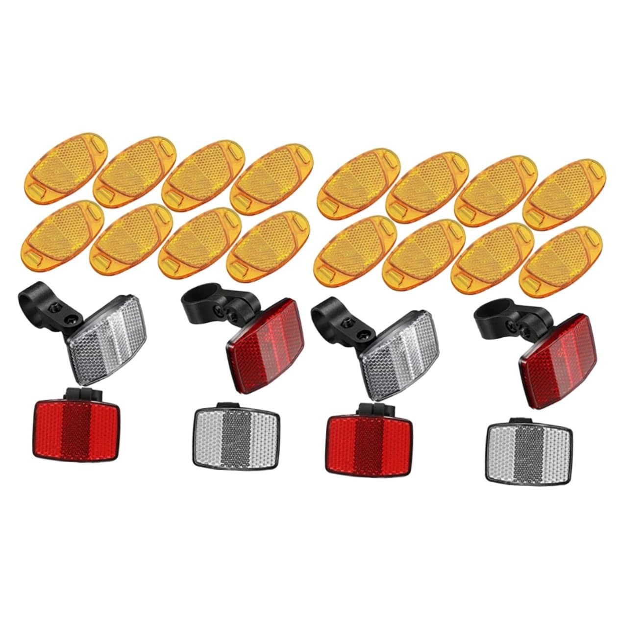 BESPORTBLE 2 Sets Plastic Reflector Motorcycle Bike Bicycle Lights for Night Riding Bike Safety Warning Light Bike Spoke Lights Bike Flashlight Bike Decorations Wheel Resin Mountain Bike