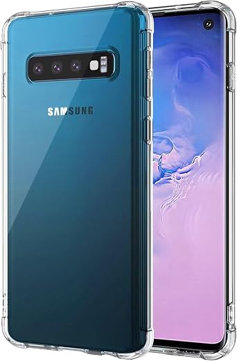 Case for Galaxy S10, for Samsung S10 SM-G973U Cute Case, Clear Flexible Bumper TPU Soft Rubber Silicone Cover Phone Case for Samsung Galaxy S10 Crystal Clear