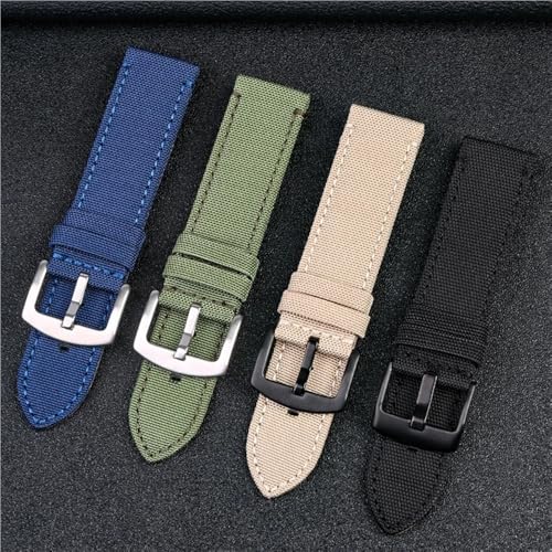 Sangle en nylon de 22 mm supérieure pour montre de luxe 1835 - 2