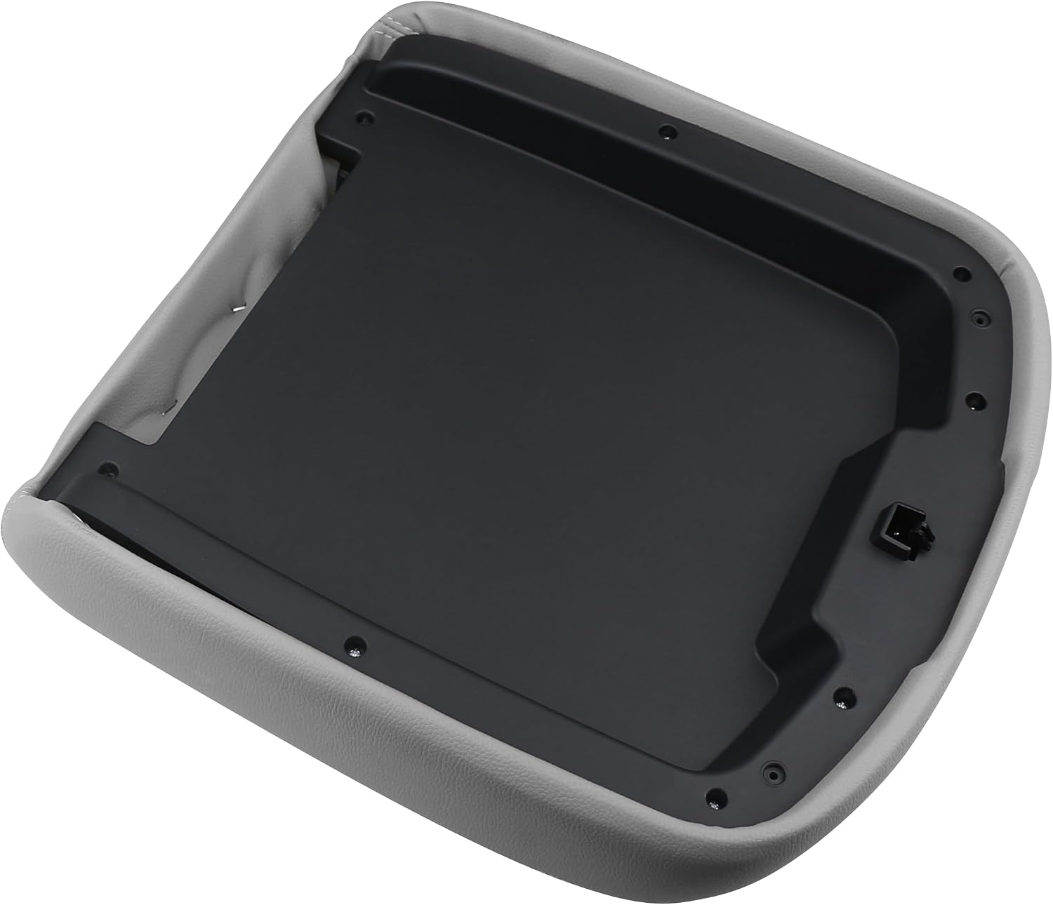Floor Center Console Armrest Lid Assembly Grey Compatible with 2007-2014 Chevrolet Chevy Avalanche Silverado Suburban Tahoe GMC Sierra Yukon XL Replaces 15217111