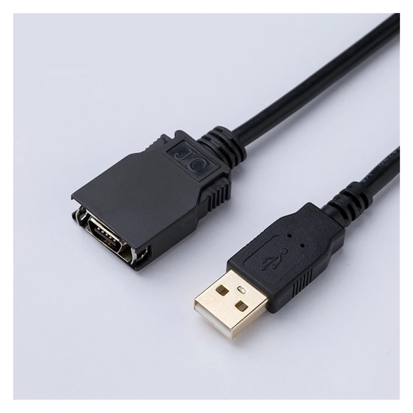câble de programmation Câble de programmation PLC adapté au câble de téléchargement de puce FTDI Omro série CS/CJ/CQM1H USB-CN226+(Black FTDI Type)