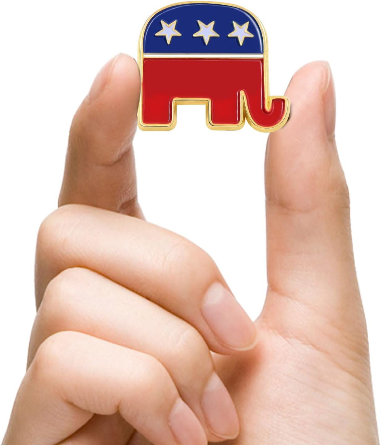 10/20/50/100Pcs Grand Old Party GOP Elephant Enamel Pins Bluk -Show Your Support for Grand Old Party 2024 Presidential Election image 4