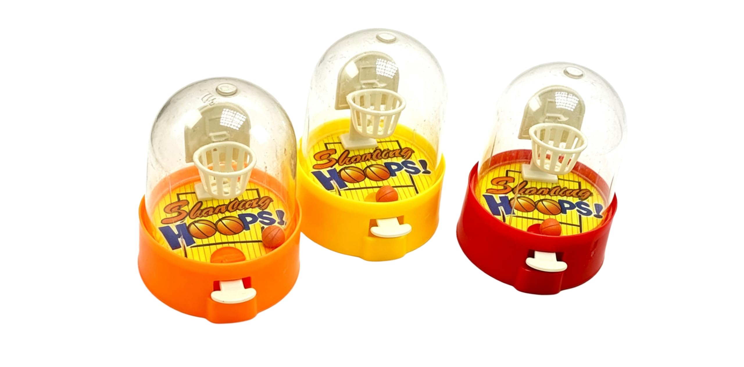 Txuolin 3Pcs Random Color Mini Basketball Games Finger Basketball Shooting Games Basketball Party Favors for Fidget Game Space Birthday Party Decorations Supplies Desktop Table Basketball Hoop