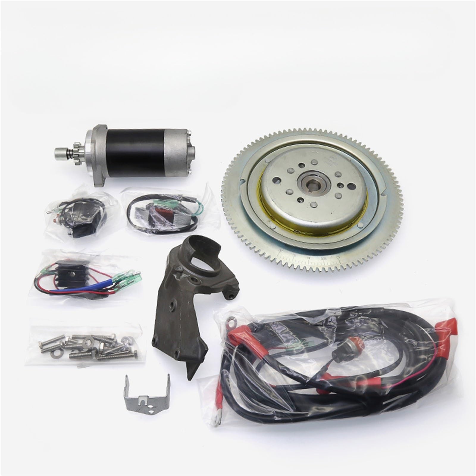 Accesorios for motores fueraborda con arranque eléctrico for Yamaha, Parsun y Hangkai, kit de arranque eléctrico de 2 tiempos y 30 HP.