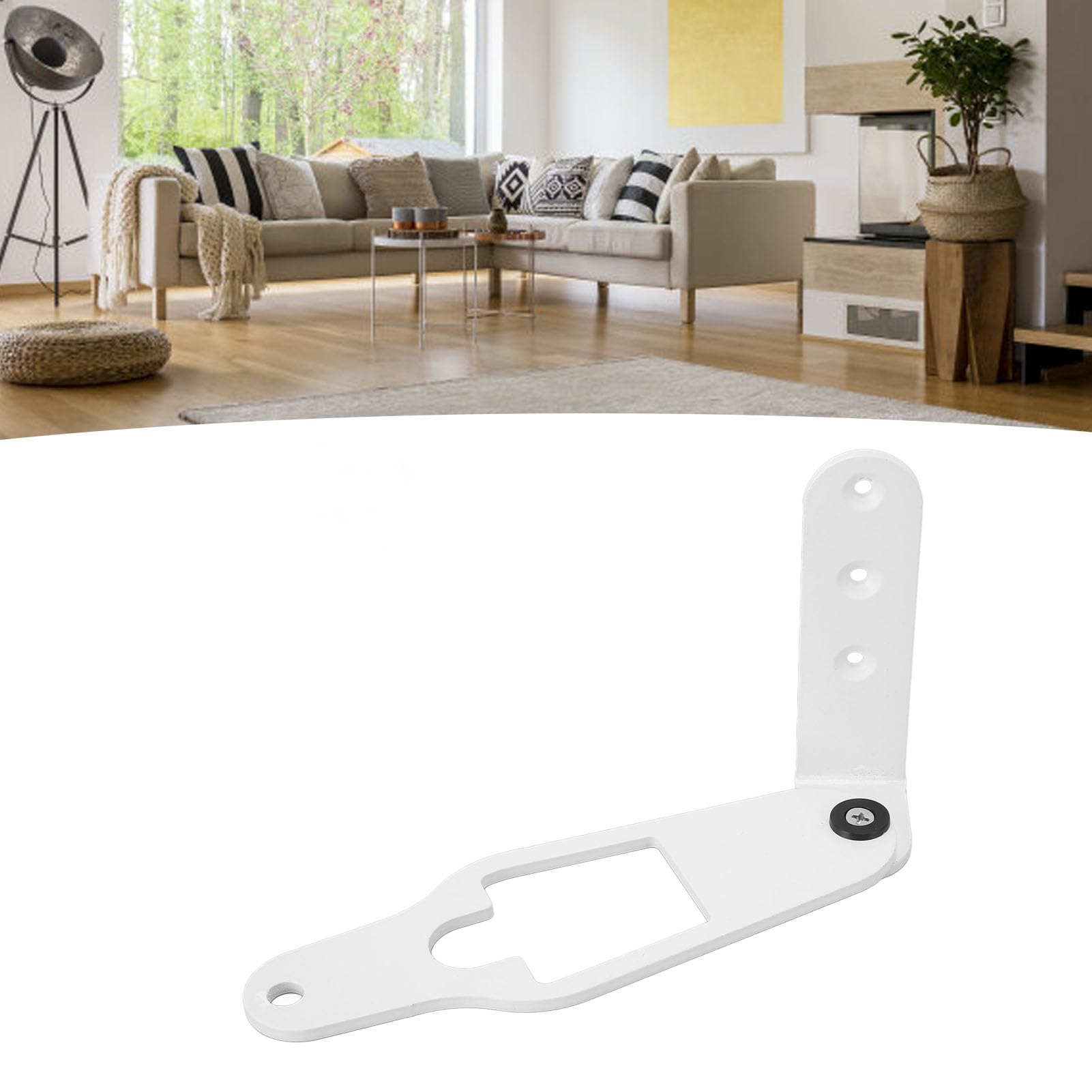 Zunate Soporte de Pared para Altavoz Emerge, Soporte de Pared para Altavoz Inalámbrico de Metal Resistente, Diseño Oculto que Ahorra Espacio con Tornillos Incluidos, Montado en la de Fácil Instalación
