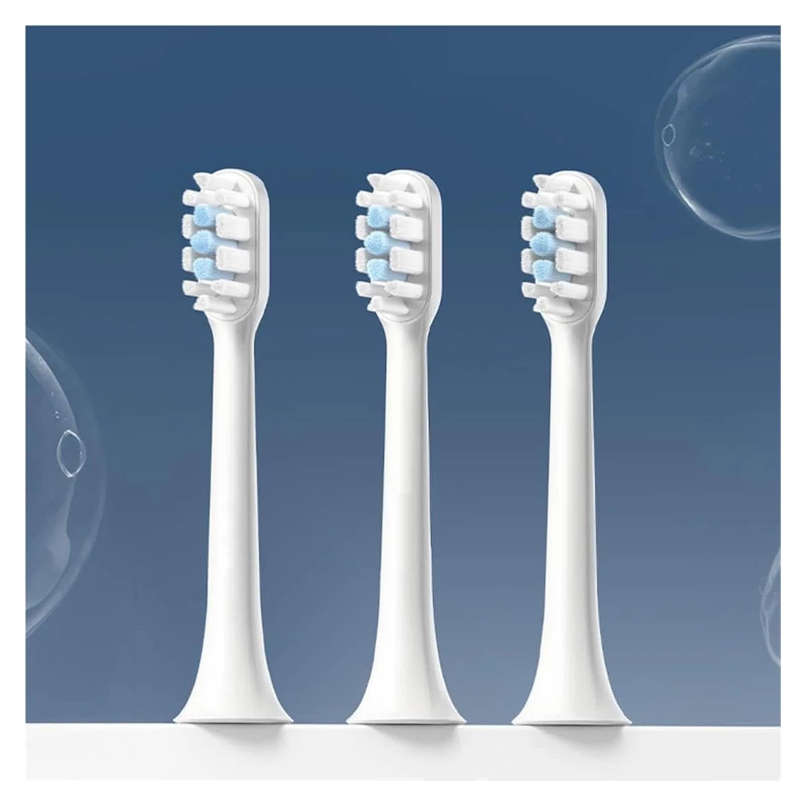 Testine, Compatibile Con XIAOMI, T301 T302, Setole Morbide | Testine di ricambio per spazzolino elettrico sonico per adulti, 4/8/12PCS(8 White)