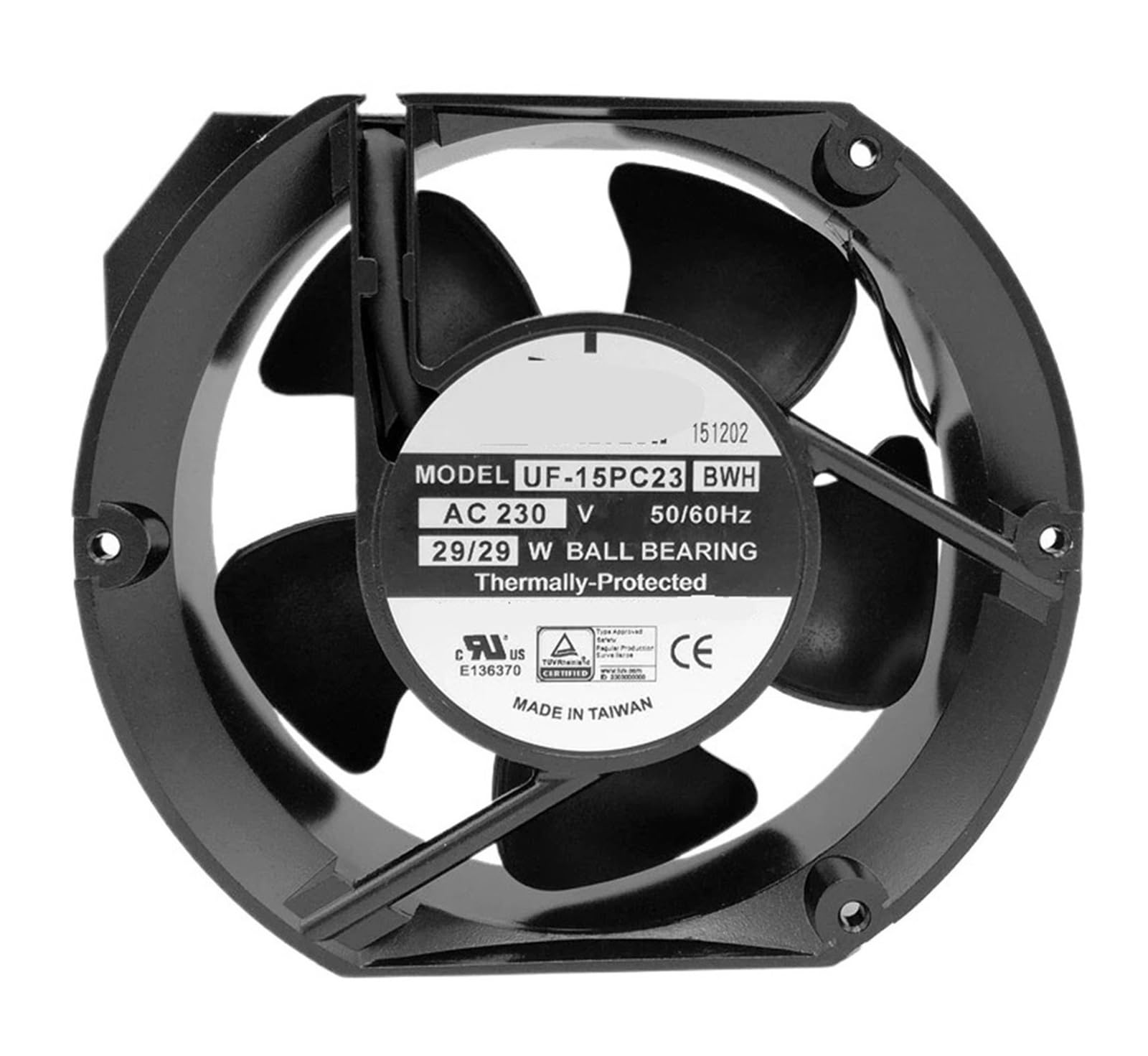 YMUGUEGH UF-15PC23BTH AC230V 50/60Hz 29W cooling fan