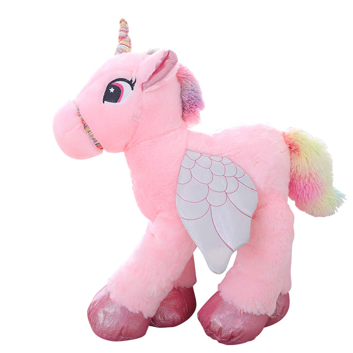 ピンク ユニコーン 巨大 ぬいぐるみ 120cm 非売品 Amazon.co.jp: 120cm大ユニコーン人形ユニコーンぬいぐるみ小さな