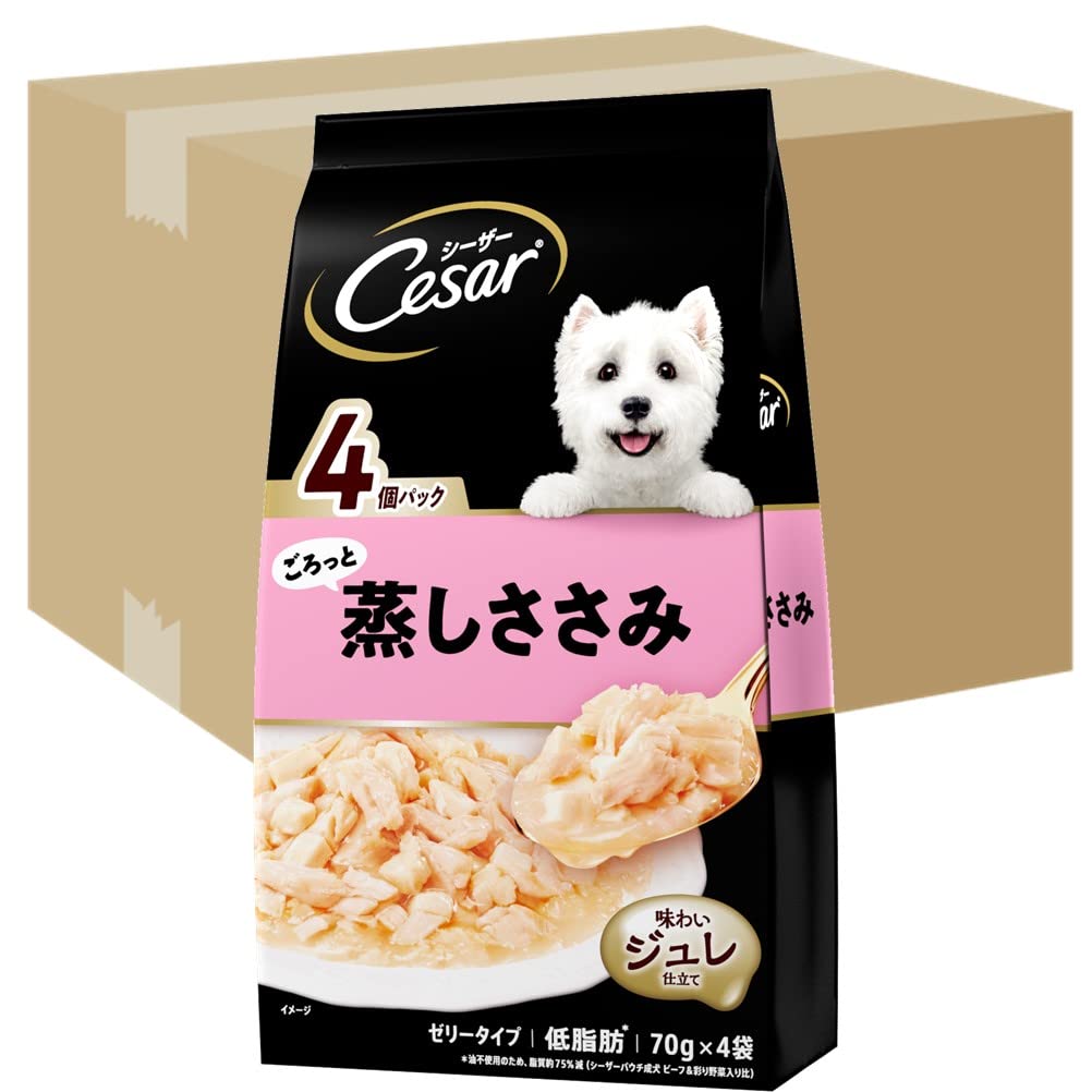 Amazon.co.jp: シーザー パウチ 成犬用 70g×144袋(4袋入り×36パック