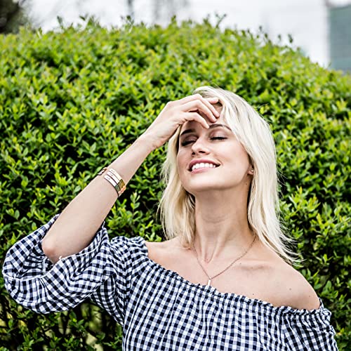 JoycuFF Bracelets for Women Birthday Graduation Christmas Anniversary Silver Rose Gold Cuff Bracelets Jewelry Gifts for Women3