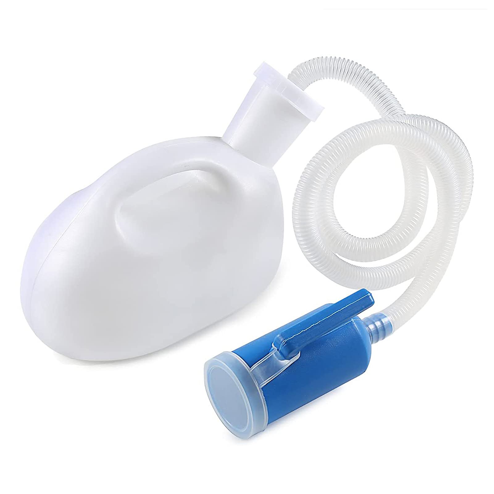 YNGJUENCP 2000ML Urine Bottles for Men Portable Potty Pee Bottle for People with Reduced Mobility, Children, Men's Urinals,Camping Car Travel (White)