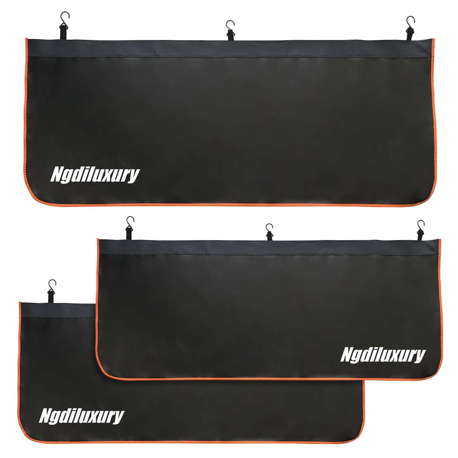 Thicker Fender Covers for Mechanics,3Pcs Microfiber Leather Car Fender with 25 Stronger Magnets &amp; Hooks Automotive Fender Protector Mats Pads for Sedans Trucks SUVs Station Wagon - Size L