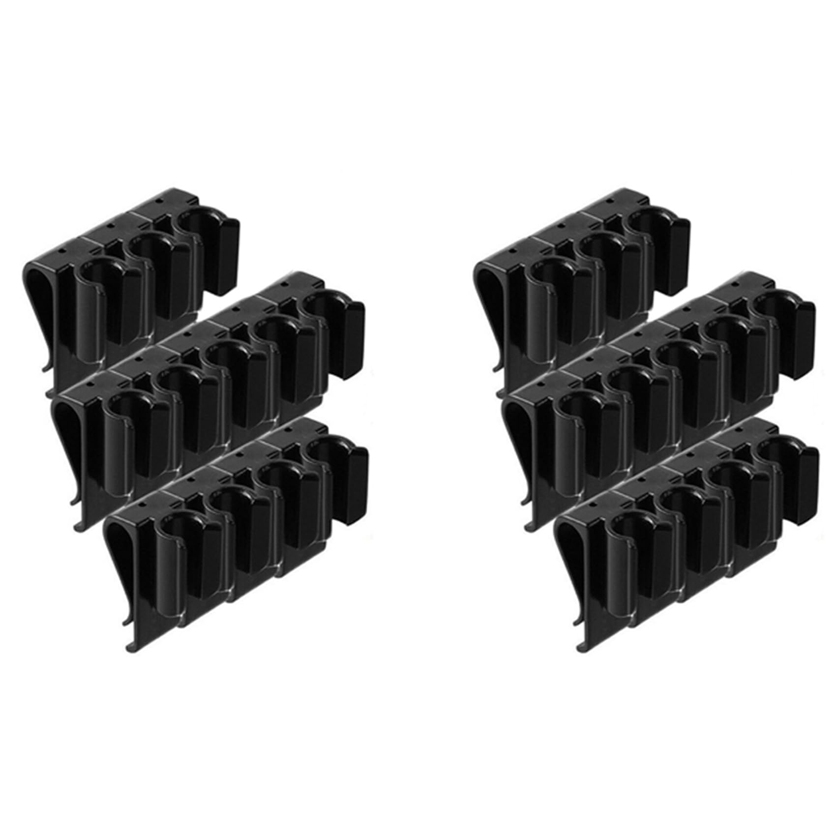 Bloepum 24Pcs Sports Golf Bag Clip on Putter Clamp Holder Putting Organizer Club Golf Club Grips Golf Equipment Buckle Accessory