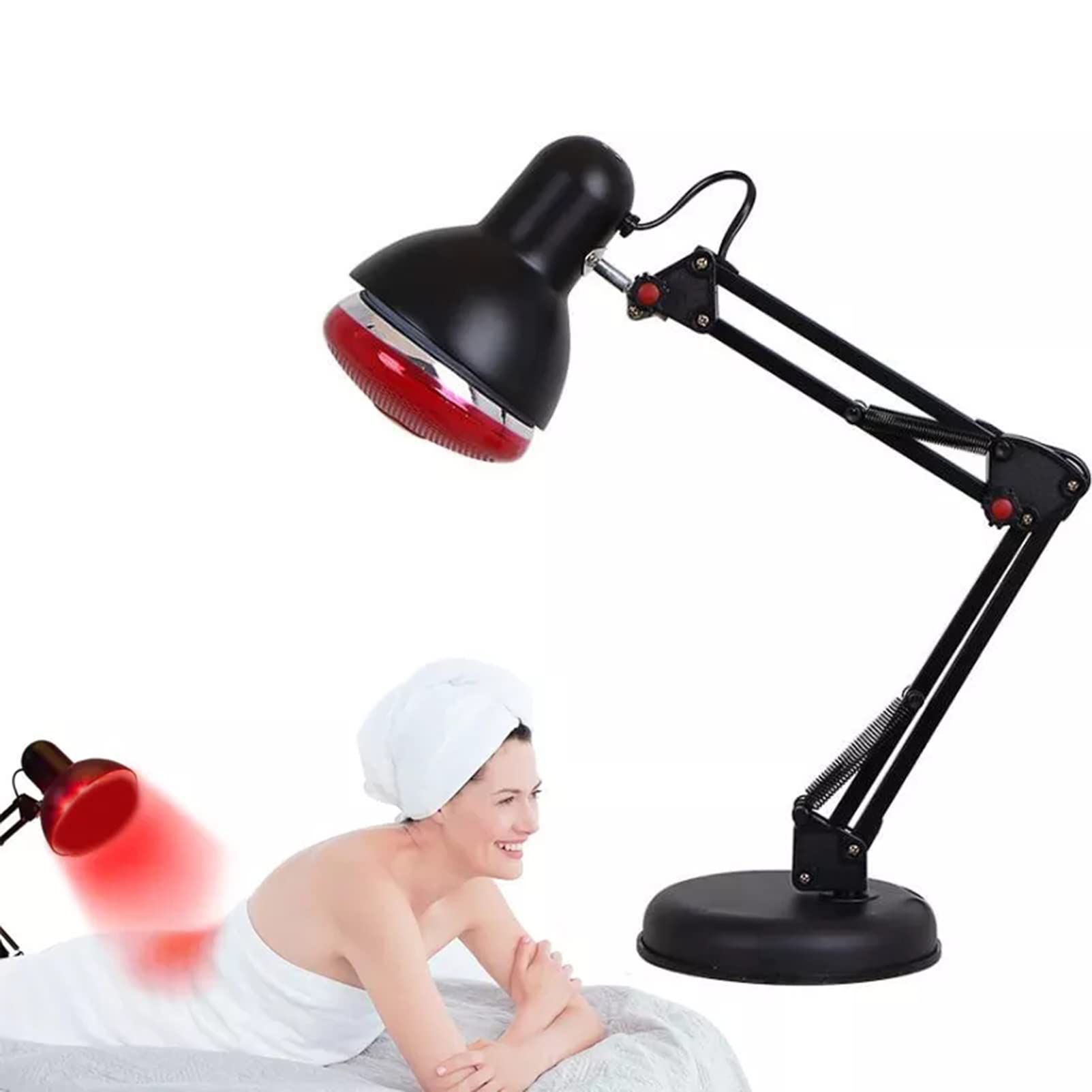 RSGK Masaje De Terapia De Luz Portátil, Fisioterapia De Lámpara De Masaje De Calefacción, para Dolor De Cuello Corporal, Artritis, Lámpara De Calor Muscular, Dolor De Espalda Articular