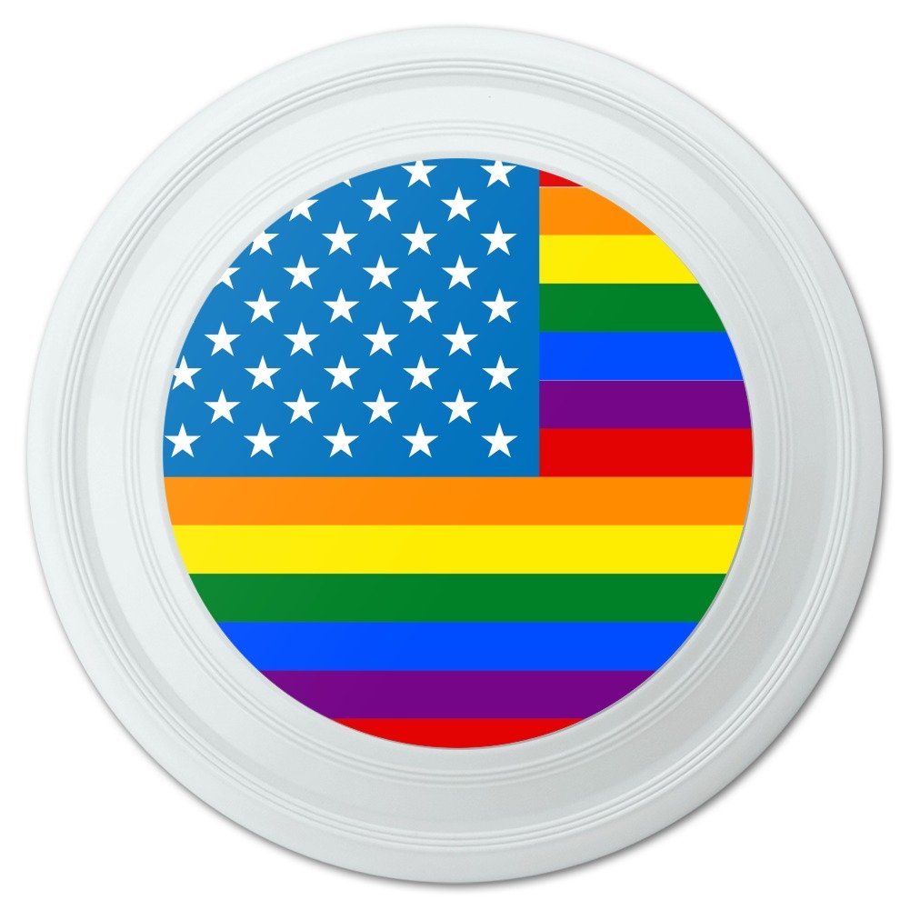 GRAPHICS & MORE Gay Pride American Flag Rainbow Novelty 9
