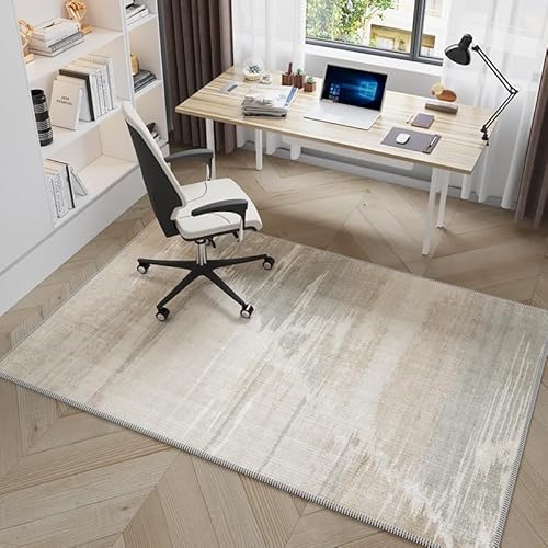 Dining Room Rug 2'x3'(24"x35") Minimalist Computer Chair Floor Mat Desk